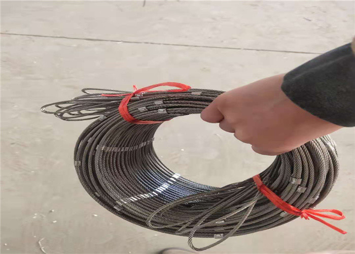 Customization 7x7 7x19 200mm Stainless Steel Wire Rope Mesh Bags