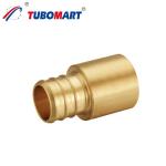 High Pressure Pex Crimp Fittings 200 Psi Brass Crimp Fittings