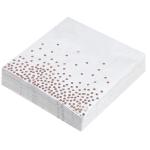 Rose Gold Foil Paper Napkin Tissue Biodegradable For Wedding Reception