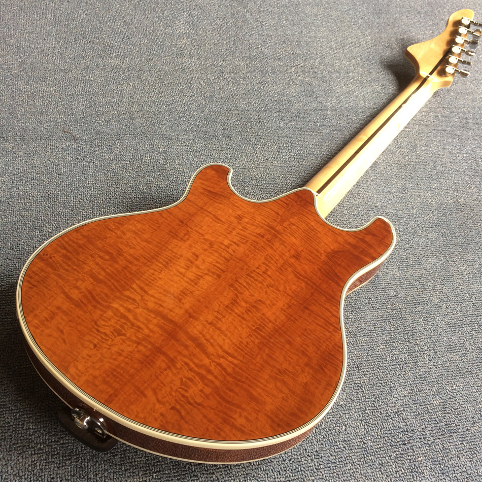 Custom F Hole Rosewood Fingerboard Electric Guitar in Kinds Color