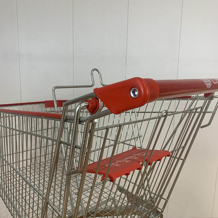 240L Convenience Store CE Certificate Elevator Wheel Steel Shopping Cart