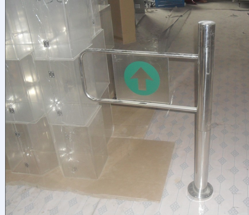 Supermarket Gate Four Arm Turnstile Tunrstile QSJCKQ Supermarket Security Access shop security gate/ security fence