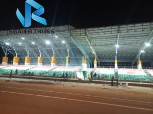 Quality Stadium Roof Light Steel Structure , Customized Prefabricated Steel Buildings wholesale