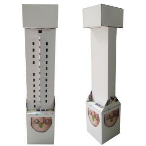 Quality Sunglasses Cardboard Pos Display , White Cardboard Product Display Stands wholesale