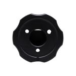 Black 4x4 Mount Radio Car Radio Station Bracket Radio Antenna Base Cover for