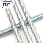 DIN975 Low Carbon Steel Thread Rod Full Blue White Zinc 2 Meters 4.8 Grade