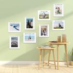 Lightweight Peel And Stick Photo Frames Dry Erase Picture Frame 8x8"