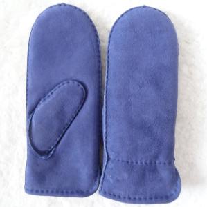 Quality Spanish Merino Lleather Wool Mittens , Winter Combination Gloves Mittens wholesale