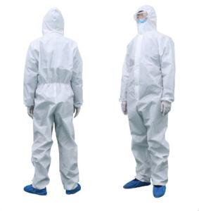 Quality Disposable Medical Virus Protective Clothing Sms Non Woven Isolation Suit For Hospital wholesale