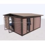 Flat Packaging Container Prefabricated Metal and Wooden Garden Office with