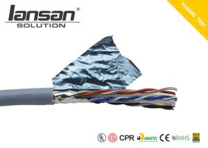 Quality HDPE Insulation Bare Copper PVC LSZH Cat6 SFTP Cable wholesale