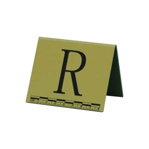 Quality P069 Yellow plastic photo evidence alphabets(A-Z) wholesale