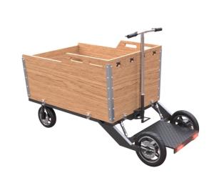 Quality 355mm Rear Wheel Integrated 500KG Electric Cargo Tricycle wholesale