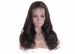 Body Wave Peruvian Human Hair Lace Wigs 18 - 22 Inch Without Any Chemical