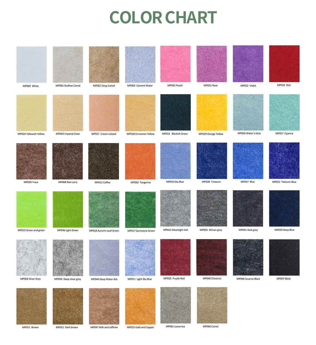 Polyester Fiber Sound Dampening Ceiling Tiles Decorative Design for Hotel