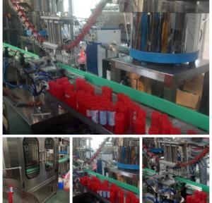 Quality Full Automatic Bottle Filling Line Bubble Water Liquid Filling Machine Accurate Measurement wholesale