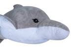 High Durability Cute Plush Dolls Gray / White Color PP Cotton Material
