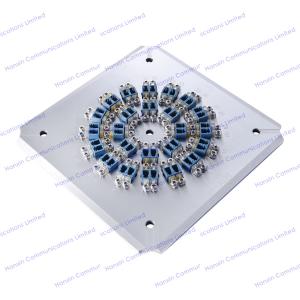 Quality LC Duplex Connector Fiber Optic Polishing Plate 48 Holes IPC Structure wholesale