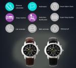waterproof Round screen bluetooth quartz watch smartwatch sport style
