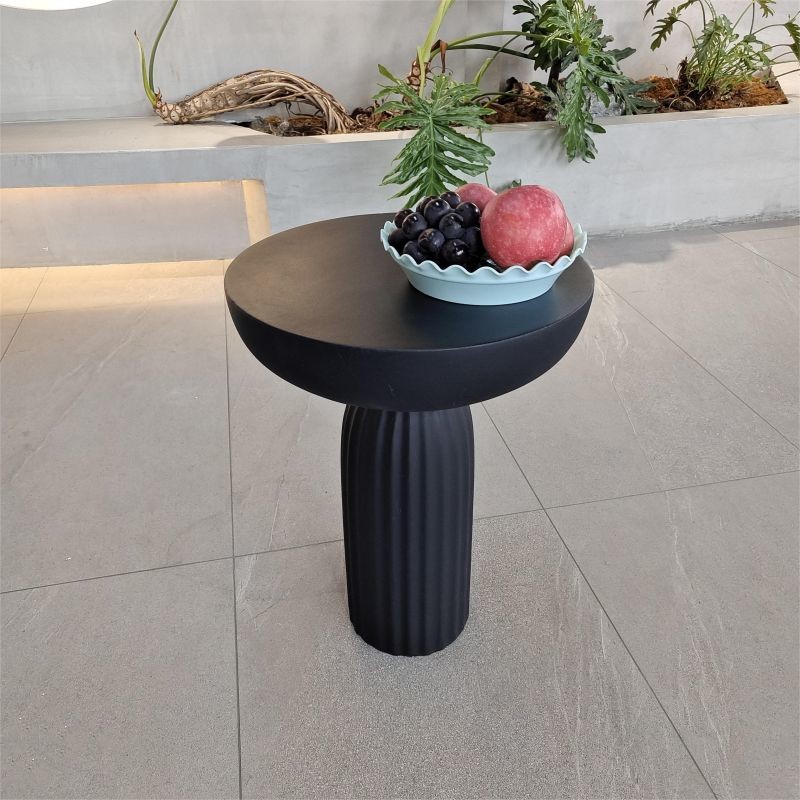Outdoor GRC Concrete Table Sets Furniture Cold And Heat Resistant