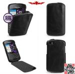 100% Authentic Genuine Flip Leather Cover Case For Blackberry Q10 Multi Color