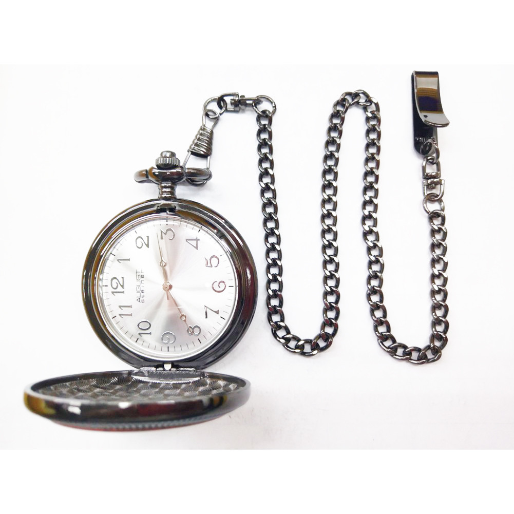 Big size Pocket Watch Wooden Quartz Pocket Watch Gifty Pocket Watch