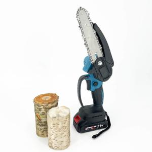 Quality Lithium Rechargeable Cordless Electric Chain Saw 6 Inches Brushless One Hand Portable wholesale