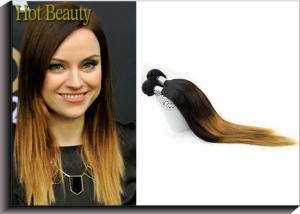 Quality Silky Straight Ombre Remy Human Hair Extensions With Model Show Wedding Party Meeting wholesale