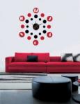 2012 Eco-friendly Removable Vinyl Wall Sticker Clock 10A096