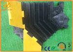 Resist Compression Plastic Cable Protector Ramp / Electric Wire Rubber Floor