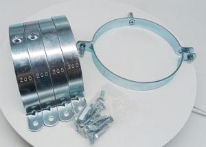 Quality 200mm Electro Galvanized Pipe Clamp OEM / ODM wholesale