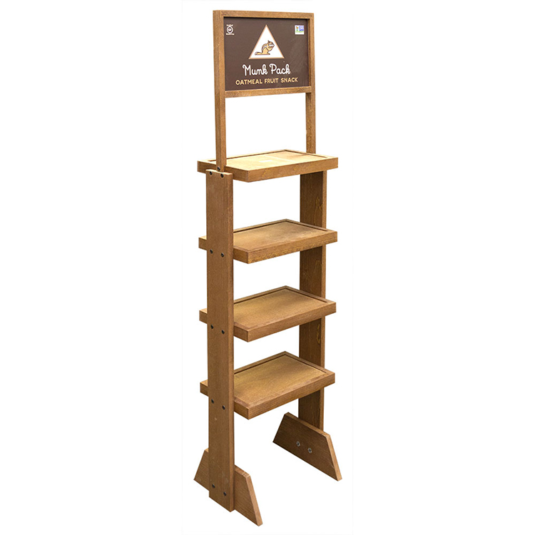 Cellphone Accessories Wooden Peg Display Stand With Hooks