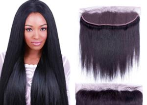China 100% Premium Virgin Full Lace Frontal Closure Natural Color Thick From Top To Bottom on sale