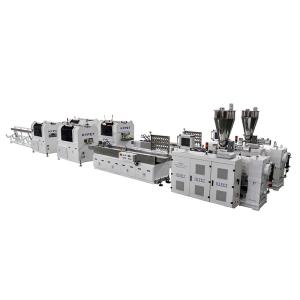 Cable Duct PVC Profile Extrusion Machine / PVC Trunk Making Machine