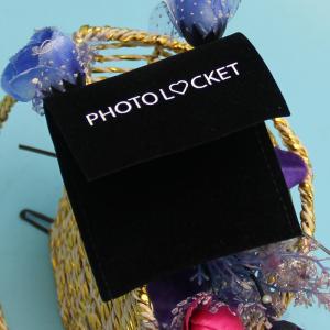 Quality Black Jewelry Envelope Pouches Printed Logo 10 X 8cm Size Lightweight wholesale