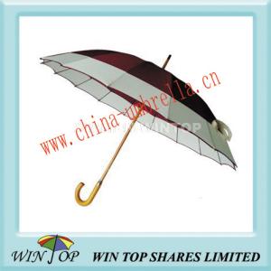 Quality 23&quot; Manual Straight Wooden Umbrella Production wholesale