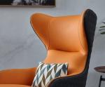 Luxury Modern Fabric Leather Leisure Chair Designer Living Room Confoetable
