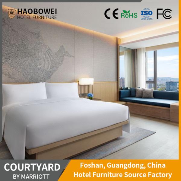 Foshan Modern Luxury Standard King Size Bedroom Set for Marriott Hotel