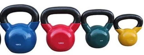 Weightlifting Rubber Coated Neoprene Kettlebell 2kg 32kg 55 Lb