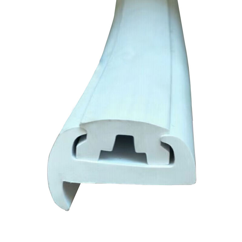 Rigid Boat Dock Rail Rubbing Strakes Made of Eco-Friendly Vinyl and Stainless Steel