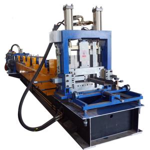 Quality 10m/Min CZ Purlin Roll Forming Machine PLC Control 14 Raws wholesale