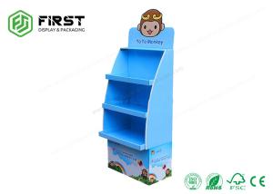 Quality Custom Made Advertising Recycled Cardboard Paper Floor Display Stand wholesale