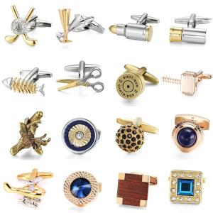 Quality Personalized Engraved Metal Cufflink Gift Set For Wedding Party wholesale