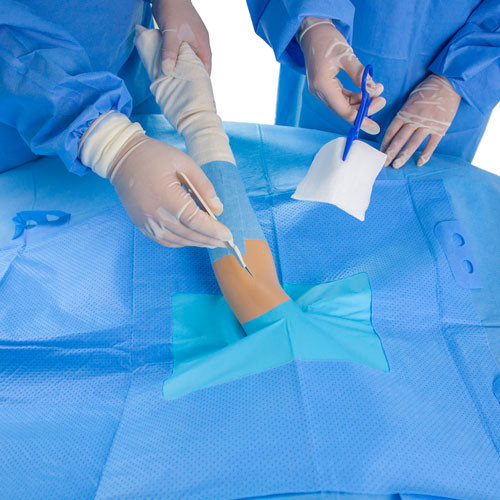 Medical Sterilized Bilateral Limb Drape Pack OEM Acceptable