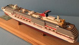 Quality Legend Carnival Cruise Ship Models , Container Ship Models With Blister Packaging wholesale