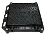 Black Color Fiber Optic Closure 24 Cores ABS PC Material Aerial / Buried