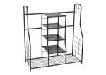 Professional Golf Organizer Rack High Strength Structure With Robust Metal Bars