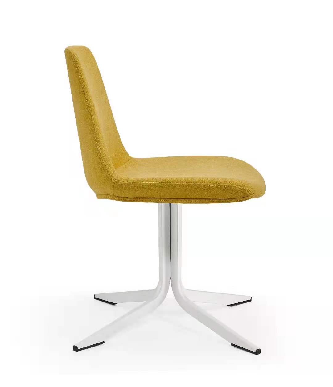 NO Folded Office Fashion Sofa Chair with Metal Legs and Multi-color Fabric Lounge