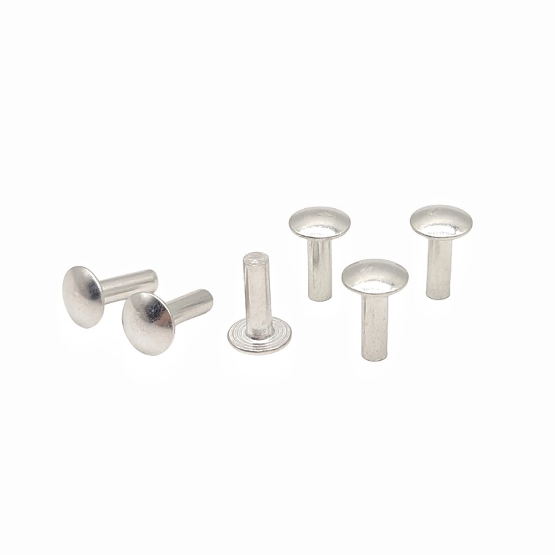 Factory Wholesale Custom Large Flat Head Solid Rivet Semi-Round Head Solid Aluminum Rivet Non-Standard Shaped Parts.