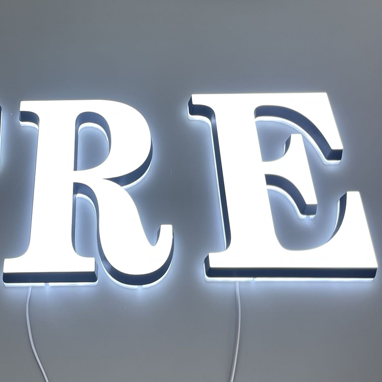 Hot Selling Outdoor Waterproof Advertising Sign Led Luminous 3d Acrylic Sign Light